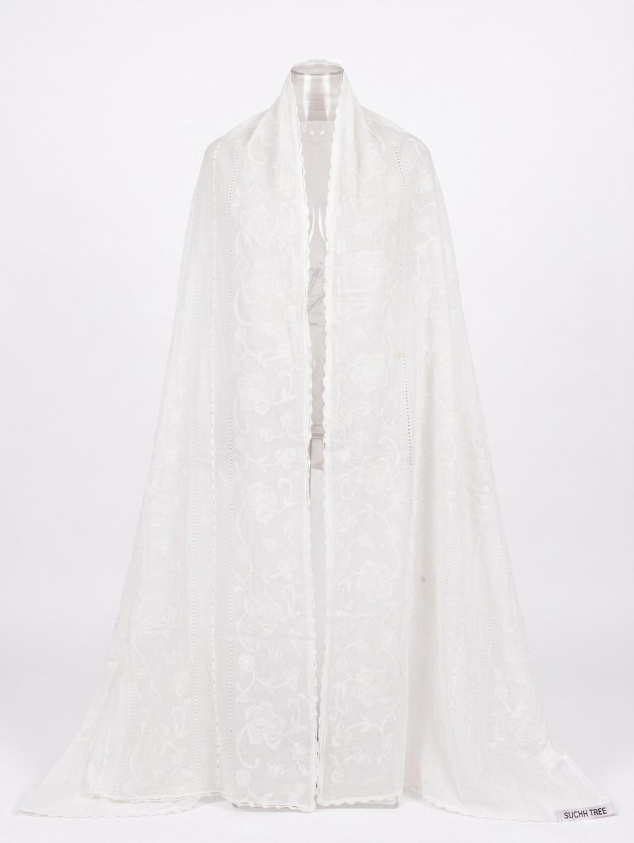 Noor Vine Lawn Tarkashi Dupatta