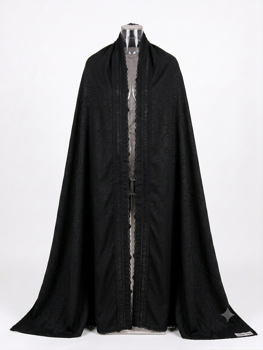 Noir Self-Print Tarkashi Chadar