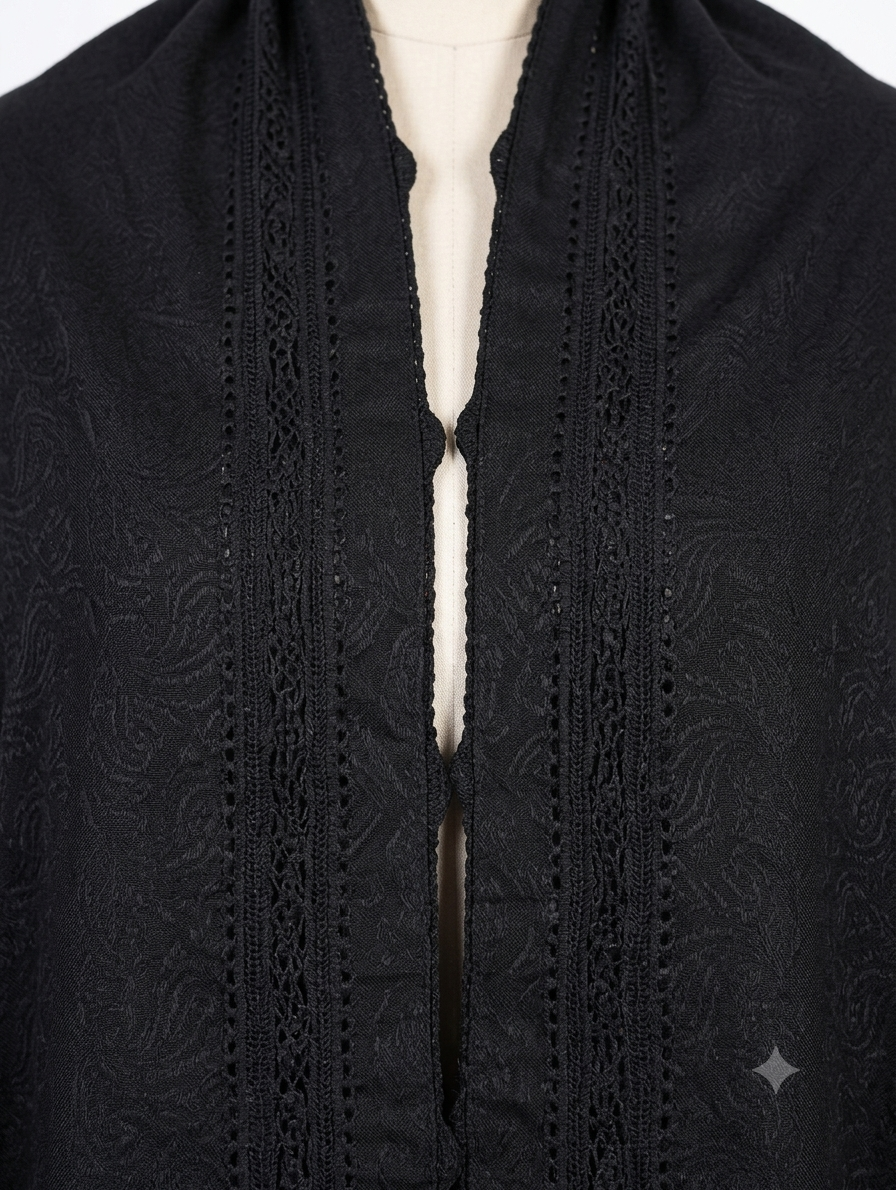 Noir Self-Print Tarkashi Chadar