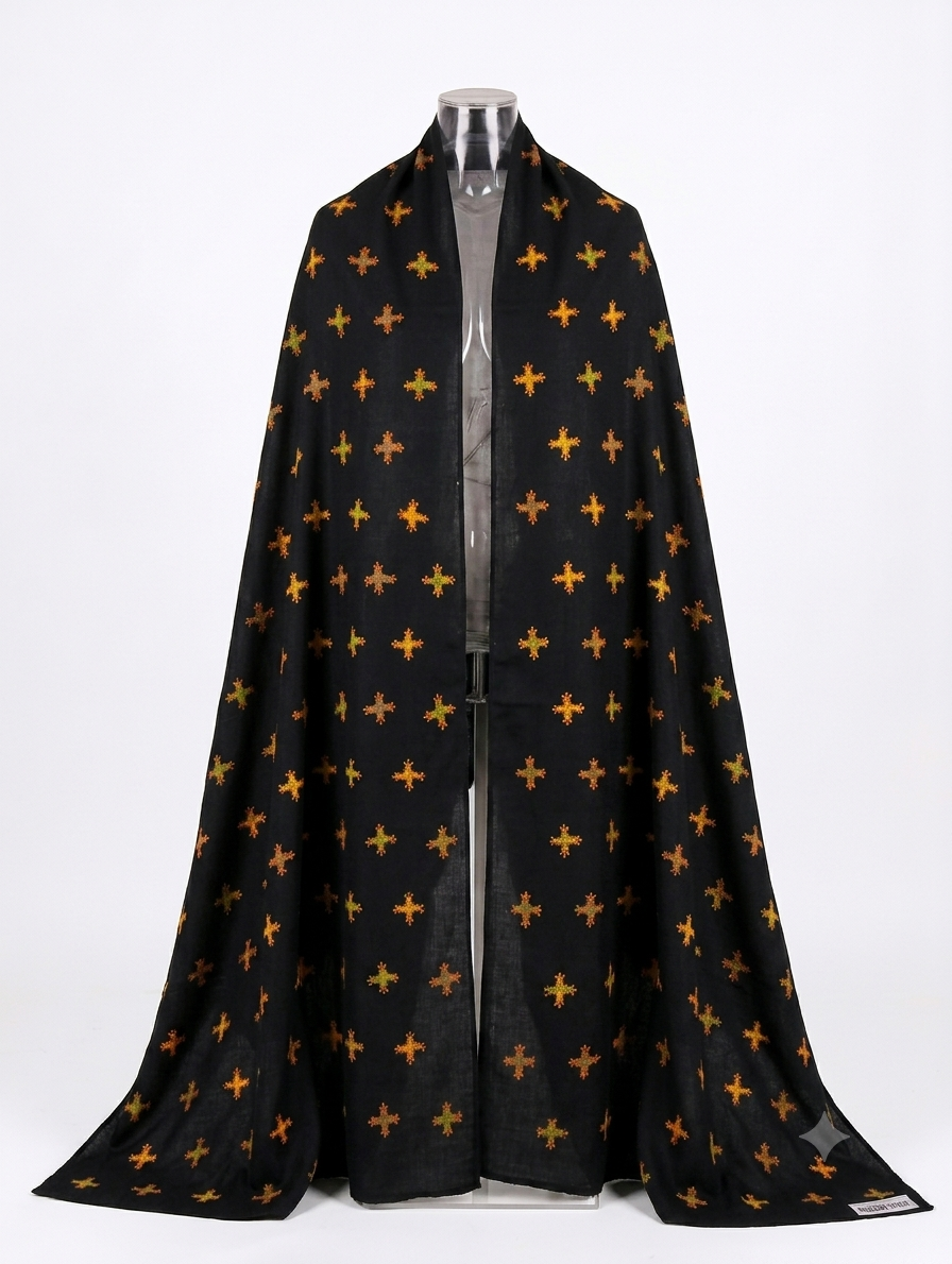 Midnight Aar Motif Malai Arbi Chadar