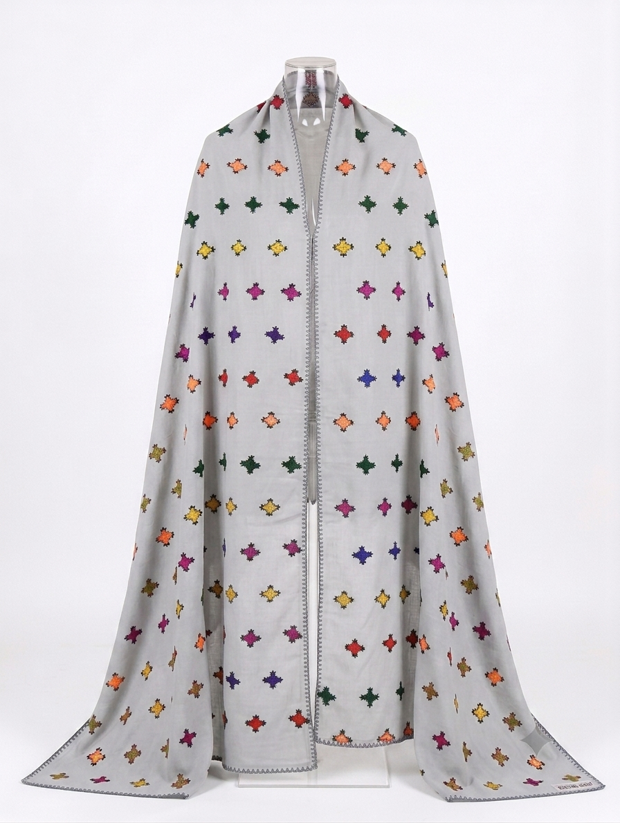Noor Rang Grey Chadar