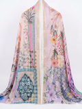 Pastel Bloom Printed Viscose Dupatta – Soft Floral Elegance